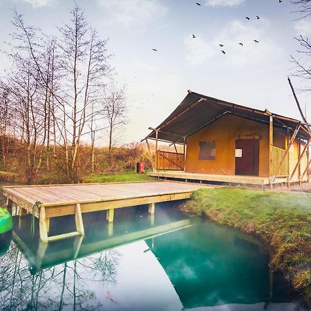 Arcadia Safari Tent In Private 5 Acre Field Ρέξαμ Εξωτερικό φωτογραφία
