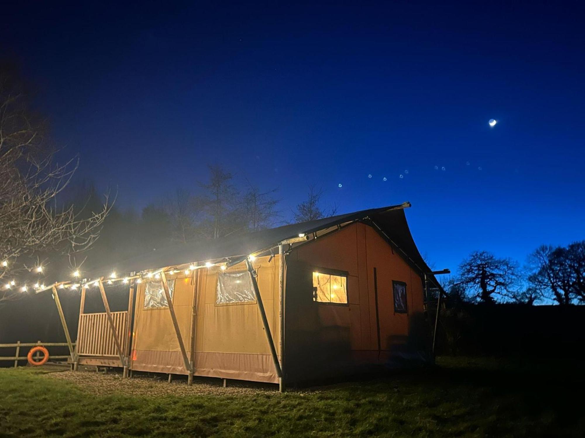 Arcadia Safari Tent In Private 5 Acre Field Ρέξαμ Εξωτερικό φωτογραφία